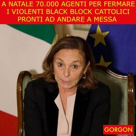 Ecco la satira del giorno. Natale blindato 1