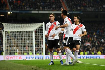 Copa Libertadores, il trionfo del River nel derby contro il Boca. Le immagini del Bernabeu 2