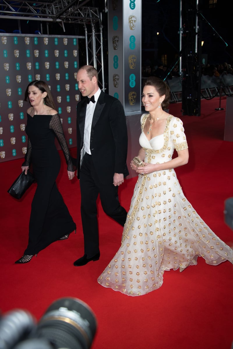 William e Kate sul red carpet dei BAFTA 2020 9