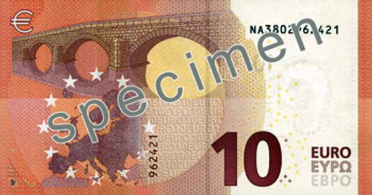 La nuova banconota da 10 euro 6
