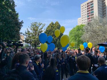 Palloncini e lacrime al funerale di Julia Ituma 7