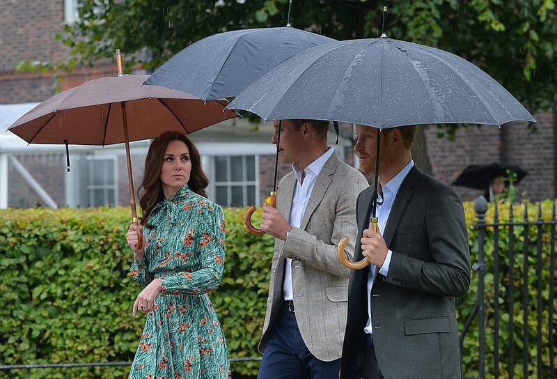 William e Harry al memoriale di Lady D 20