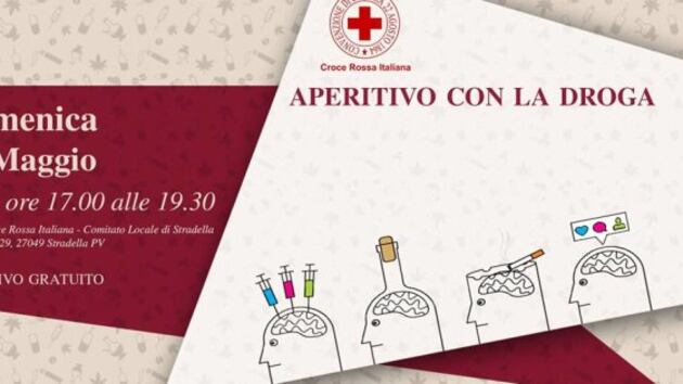 "Aperitivo con droga" della Croce Rossa. E la rete si scatena