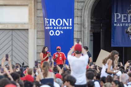Milano - Evento Ferrari prima del Gran premio di Monza