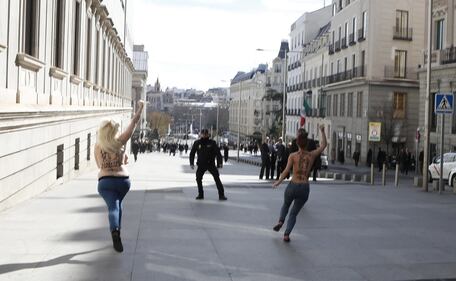 La protesta delle Femen in Spagna 5