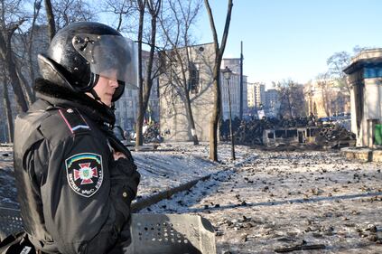 Kiev, la milizia anti-Maidan 9