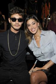 Belen e Stefano insieme alla Milano Fashion Week (2013)
