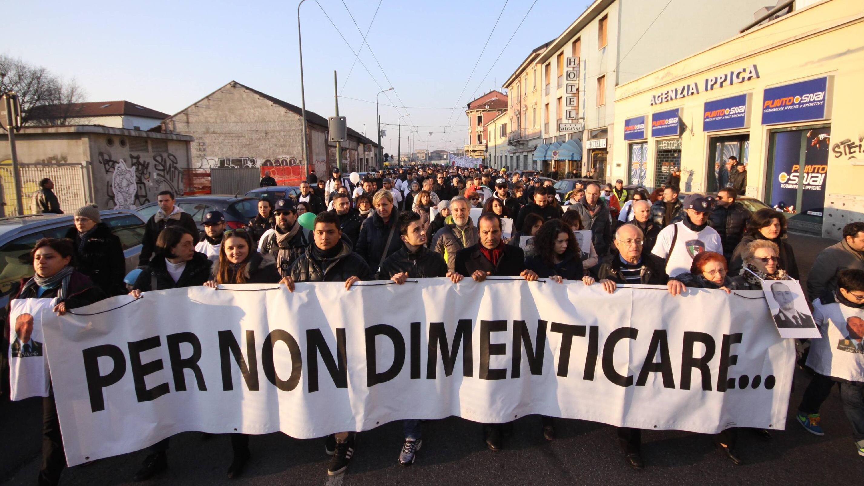 Vigile ucciso, il corteo della rabbia