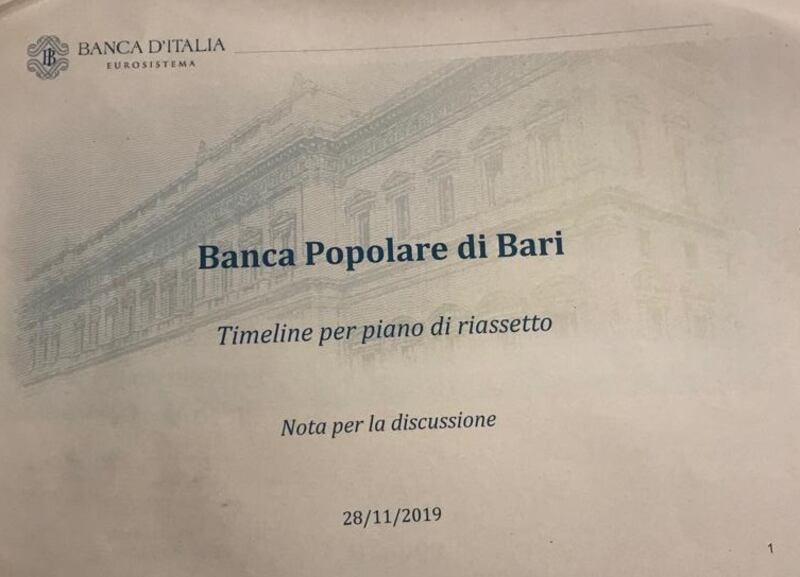 Il tentativo di Bankitalia di allungare l'agonia: ecco le carte della verità 1