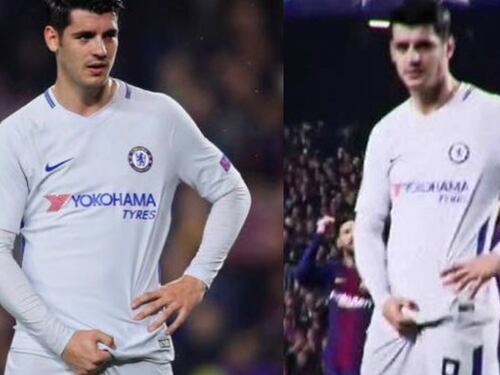 La reazione choc di Morata agli sfottò dei tifosi del Barcellona