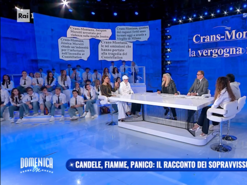 Crans-Montana, a Domenica In parlano le vittime: “Fino a quel momento è stata la vacanza più bella”