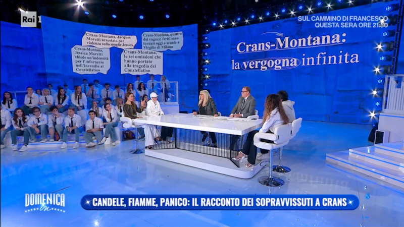 Crans-Montana, a Domenica In parlano le vittime: “Fino a quel momento è stata la vacanza più bella”