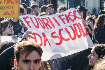 Le manifestazioni degli studenti per il No Melony Day nelle piazze italiane 2
