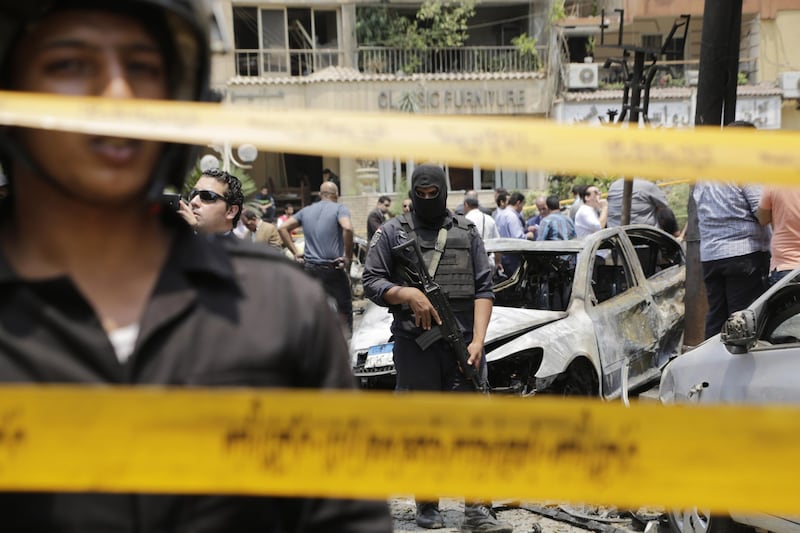 Il luogo dell'attentato contro Barakat 11