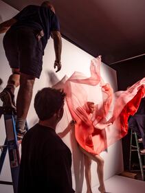 I lavori sul nuovo Calendario Pirelli 3