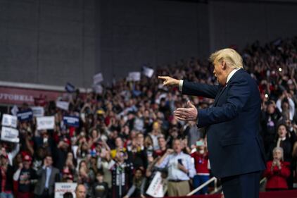 Elezioni Usa 2020, Donald Trump in campagna elettorale a Charlotte 2