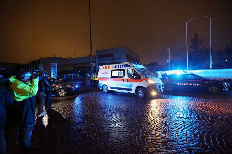L'incidente al Toyota Material Handling di Bologna: le immagini dei soccorsi 6
