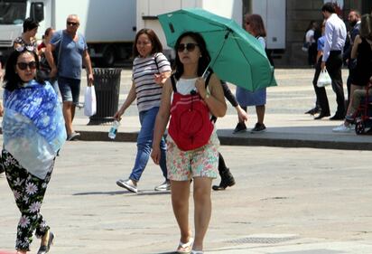 Caldo rovente a Milano e Roma: foto 10