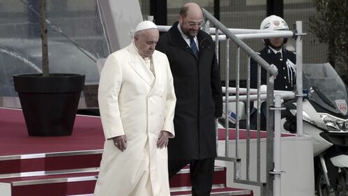 Papa Francesco a Strasburgo 2