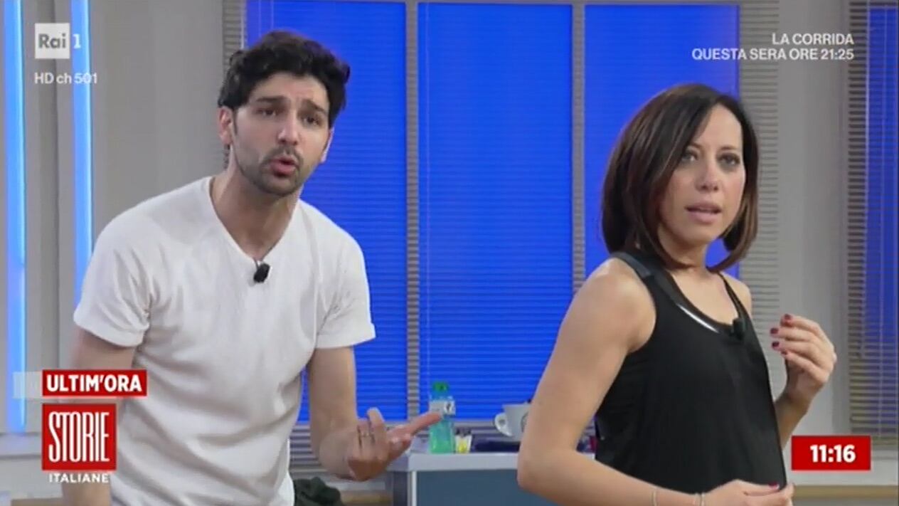 Storie Italiane, furibonda lite fra Nunzia De Girolamo e Raimondo Todaro