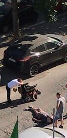 Disabile investito sulle strisce fantasma a Casal Bruciato 1