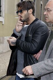 Le foto dell'arresto di Fabrizio Corona 1