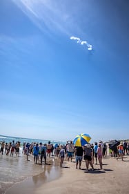 Cape Canaveral, il lancio di Euclid in testa al razzo Falcon 9 della compagnia SpaceX 8