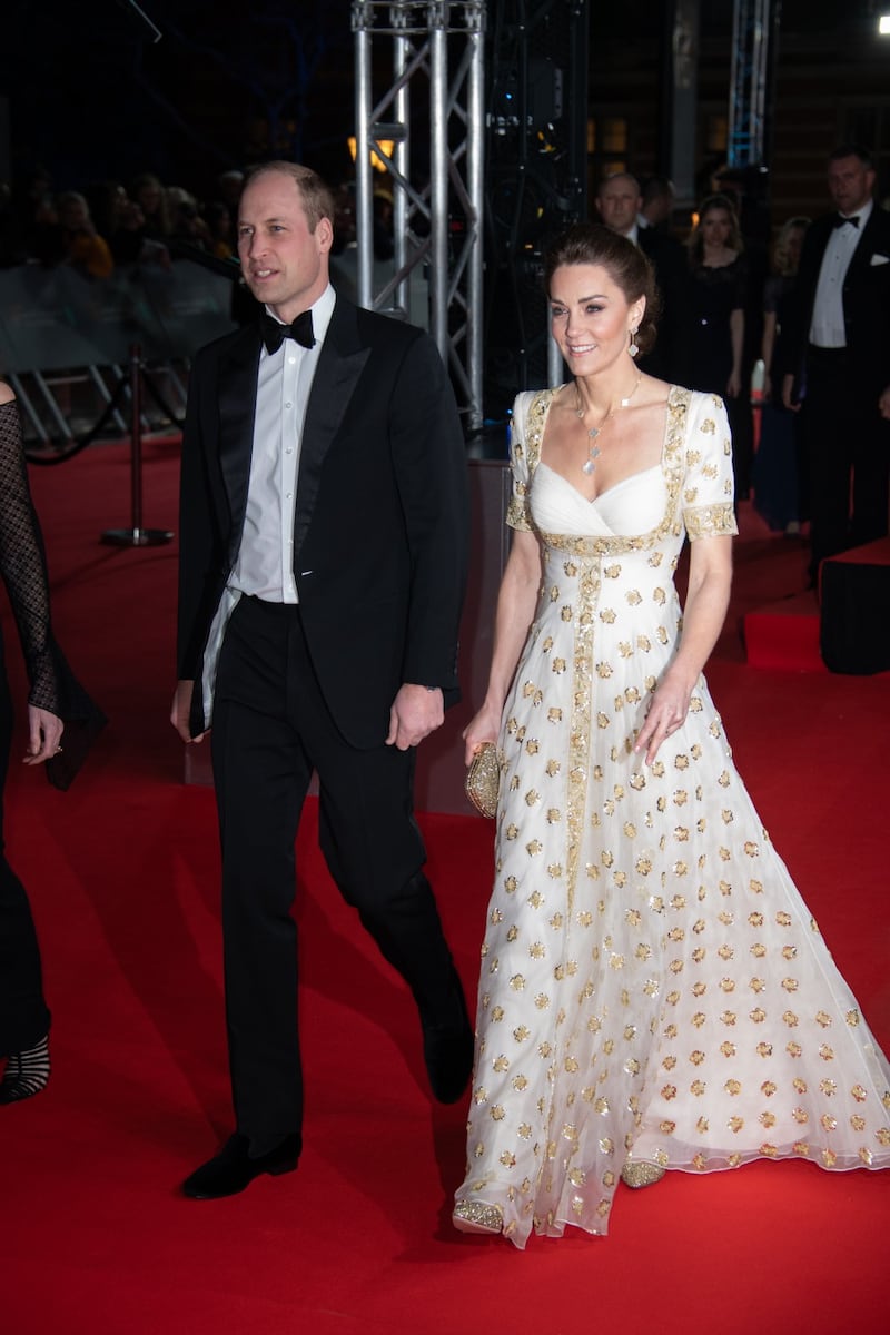 William e Kate sul red carpet dei BAFTA 2020 12