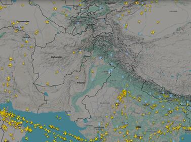 Il blocco dei voli civili tra India e Pakistan | La mappa 1