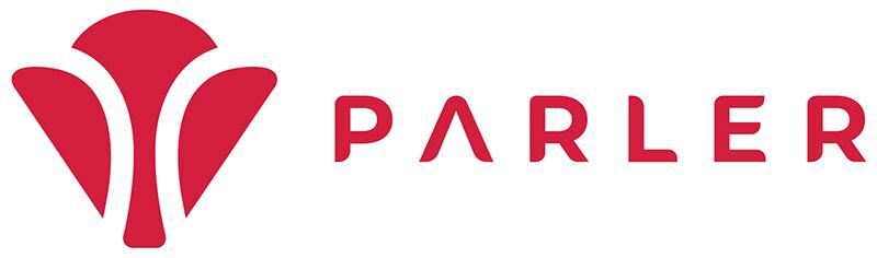 Parler: nuovo logo