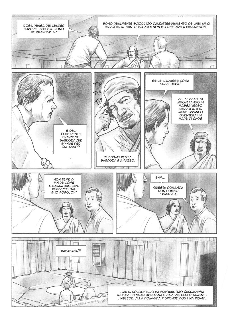 Le immagini inedite del fumetto di Biloslavo  8