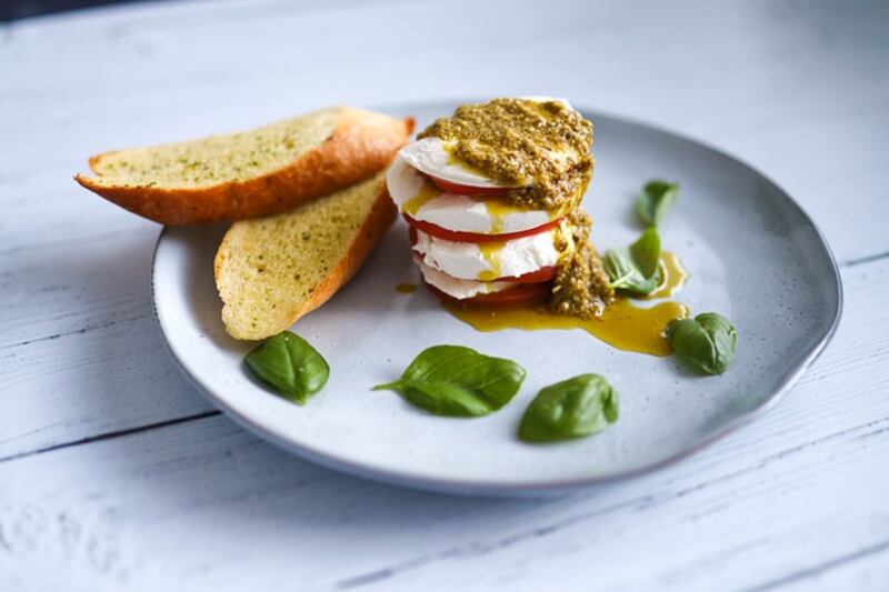 Pomodoro e mozzarella per Pasqua