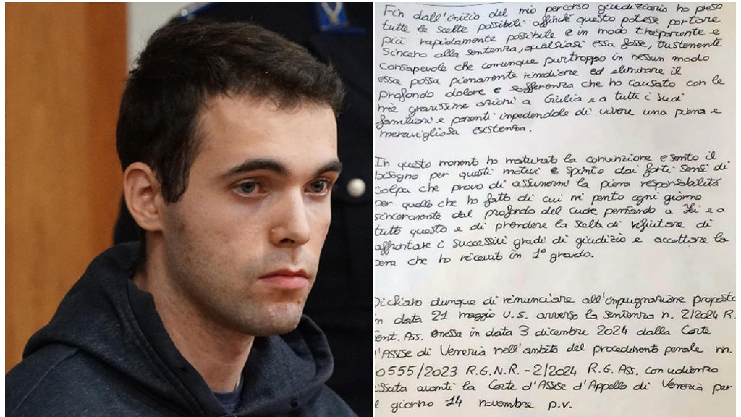 Omicidio Cecchettin, ergastolo confermato per Turetta: “Situazione singolare”