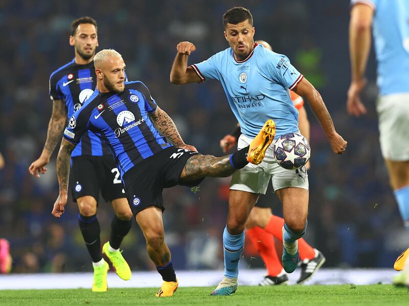 Dimarco Rodri Man City Inter