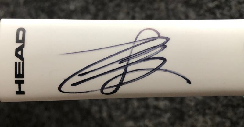 Jannik Sinner autografo