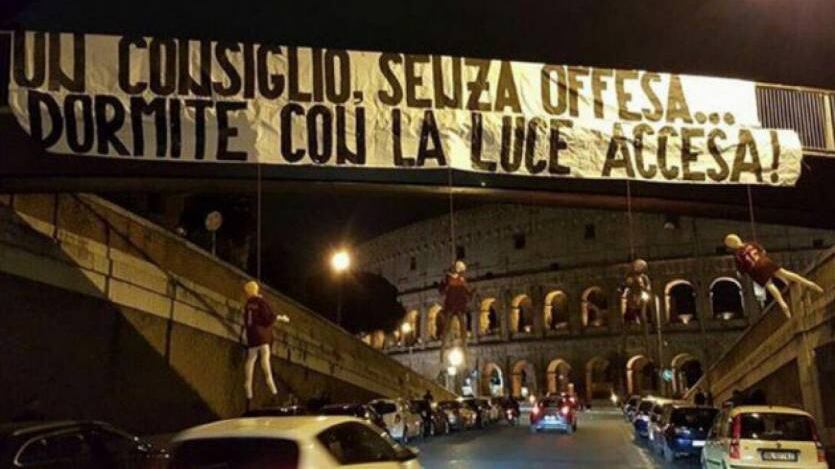 La rivendicazione degli Ultrà della Lazio