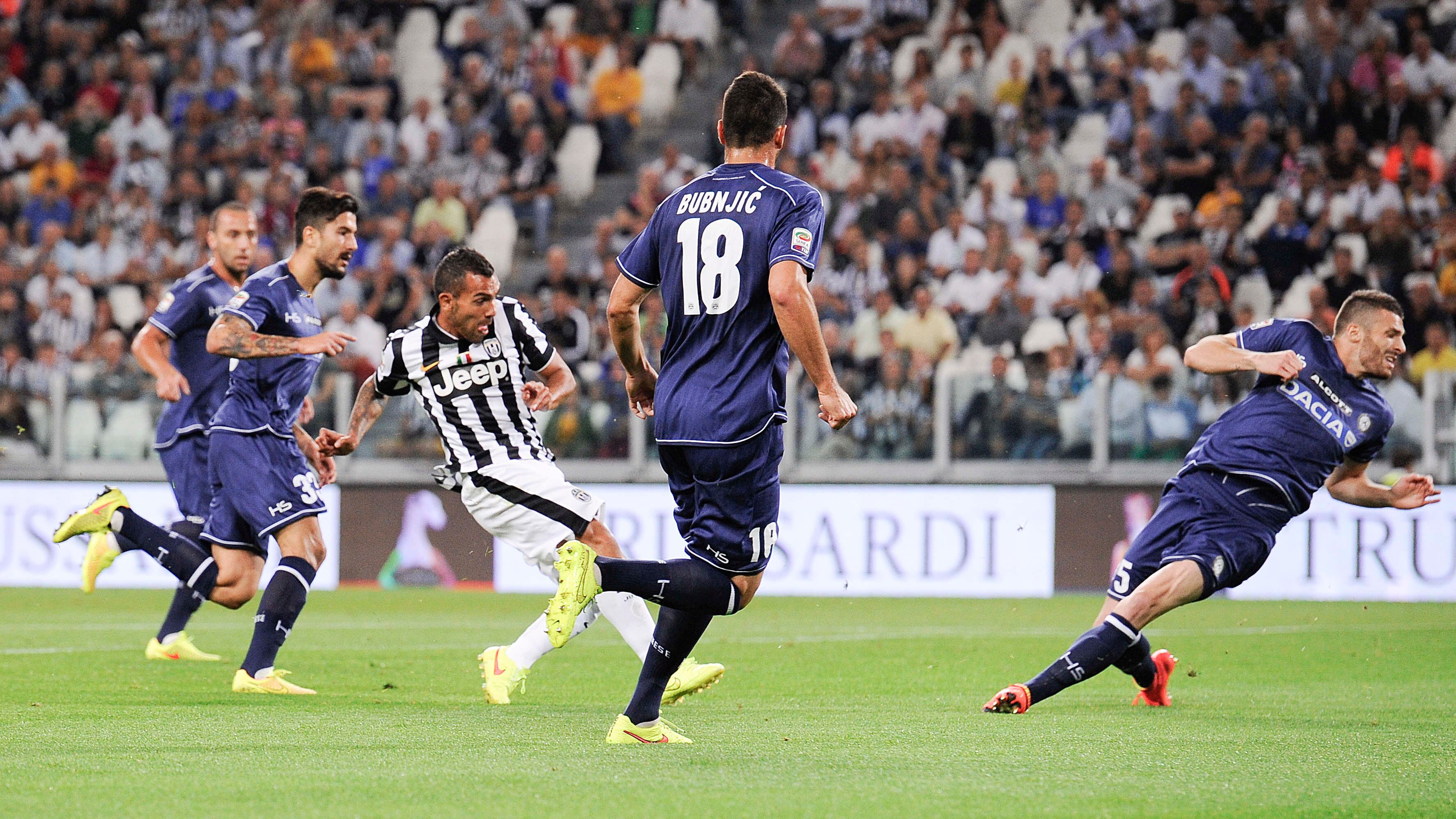 Tevez e Marchisio gol: Allegri replica Conte