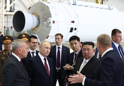 L'incontro tra Putin e Kim Jong Un al cosmodromo di Vostochny in Russia 4