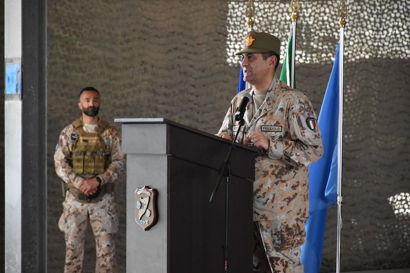 La visita della delegazione della Difesa italiana nel Corno d'Africa 1