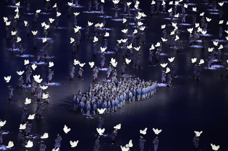 Cerimonia di apertura dei Giochi olimpici invernali Pechino 2022 16
