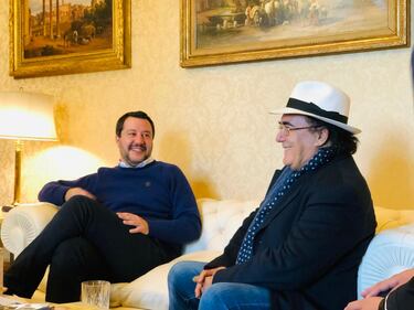 Salvini incontra Al Bano 2