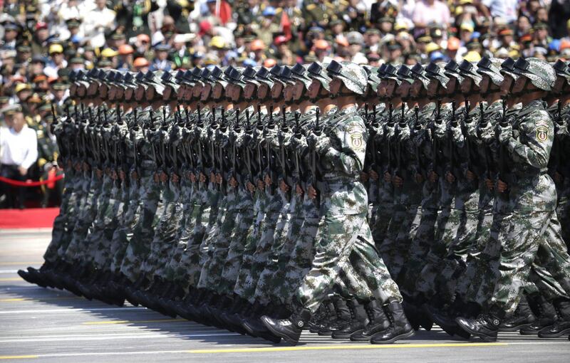 La sfilata dell'esercito cinese 5