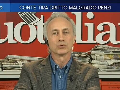 Travaglio spara a zero: "Renzi è un caso umano, un mitomane molesto"