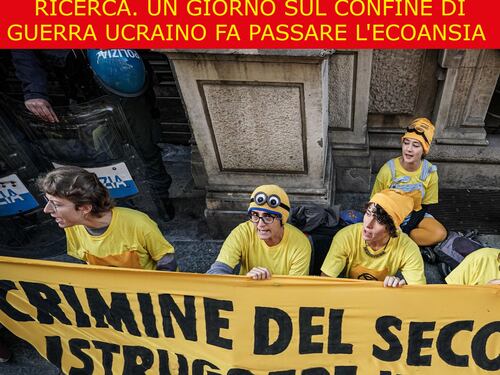La satira del giorno. Ecco la cura per l'ecoansia