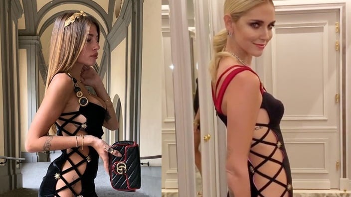 Chiara Nasti come la Ferragni: il vestito a rete (e senza slip) è hot