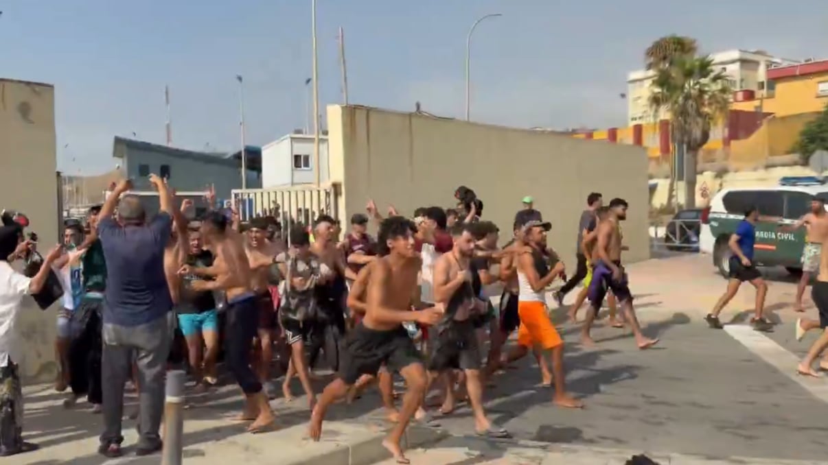 Migranti a Ceuta