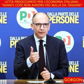 Ecco la satira del giorno. La preoccupazione di Letta 1