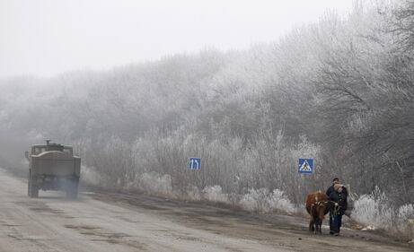 Militari schierati a Debaltseve 6