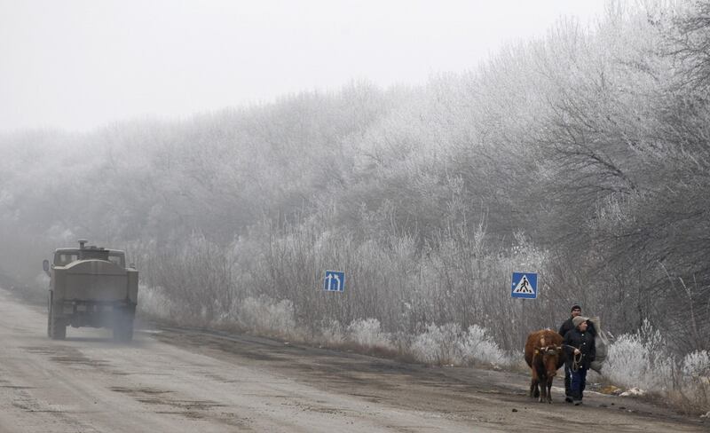 Militari schierati a Debaltseve 6