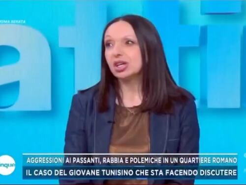 La folle teoria della giornalista in diretta tv: "Accogliamo anche chi spacca vetrine"